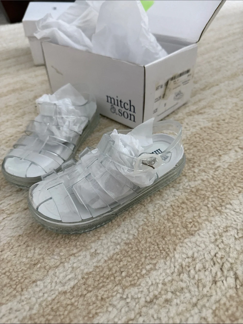 Mitch & son comfortable white