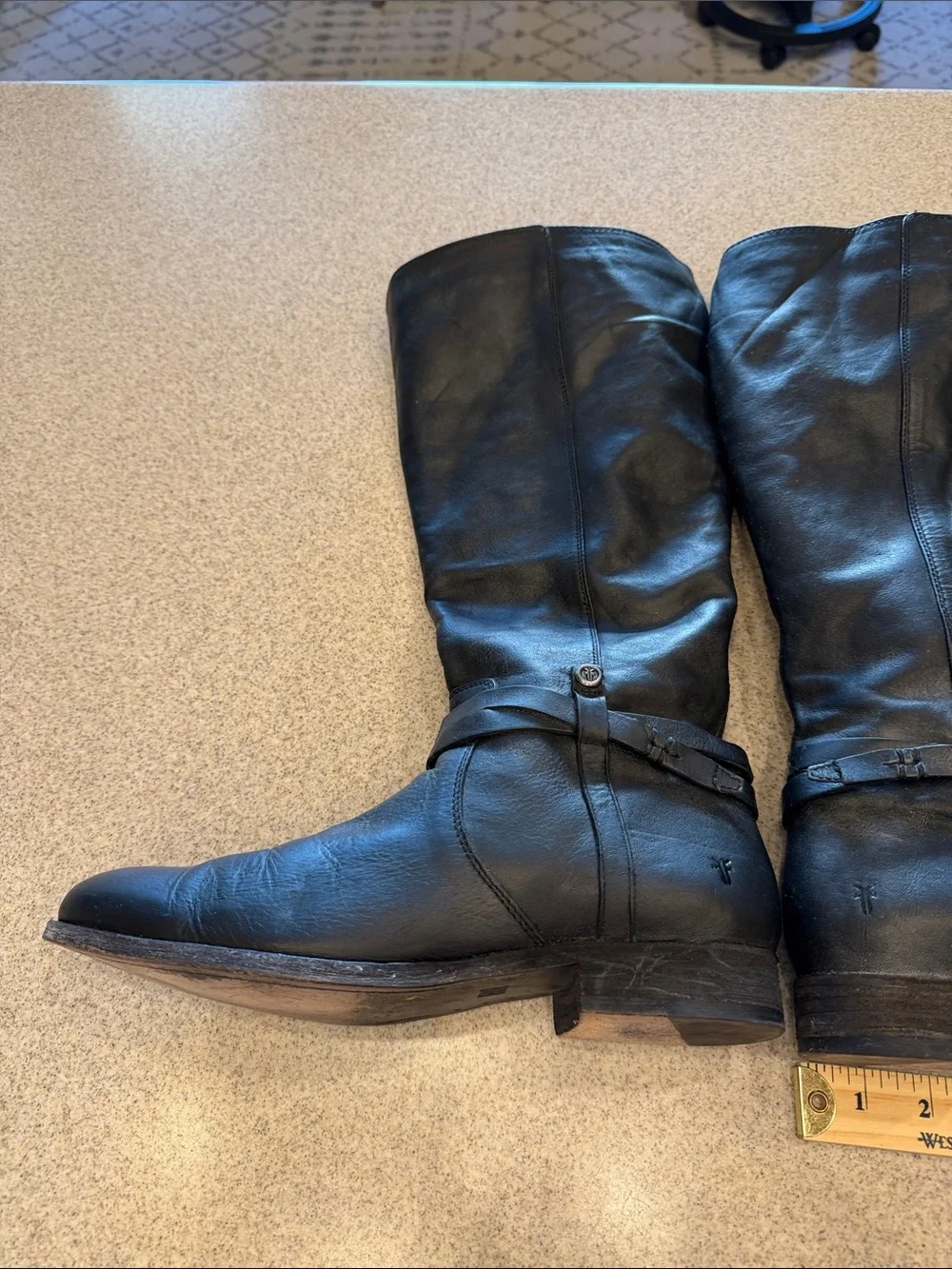 Frye Tall Brown Leather Women's Riding Boots women’s 11B