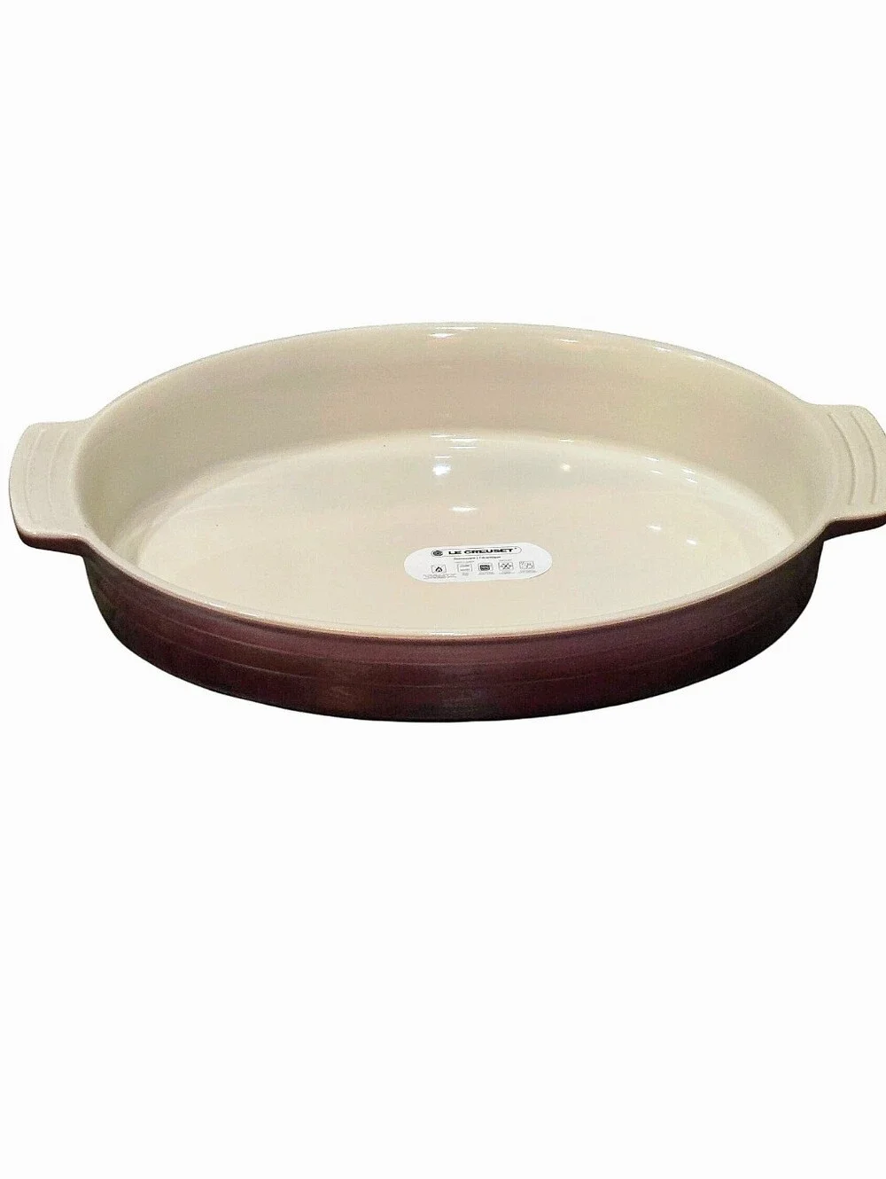 Le Creuset oval stoneware