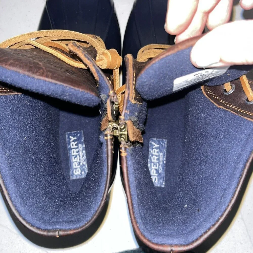 Sperry saltwater navy