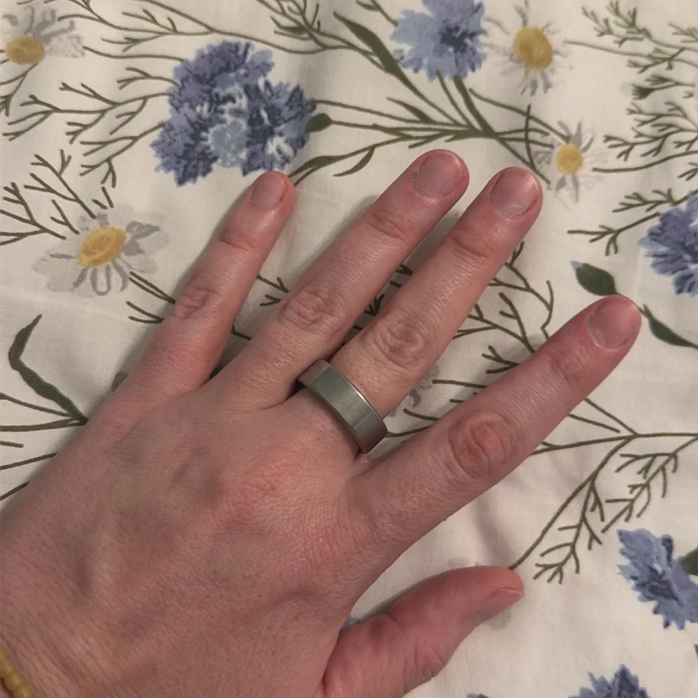 Oura ring brushed