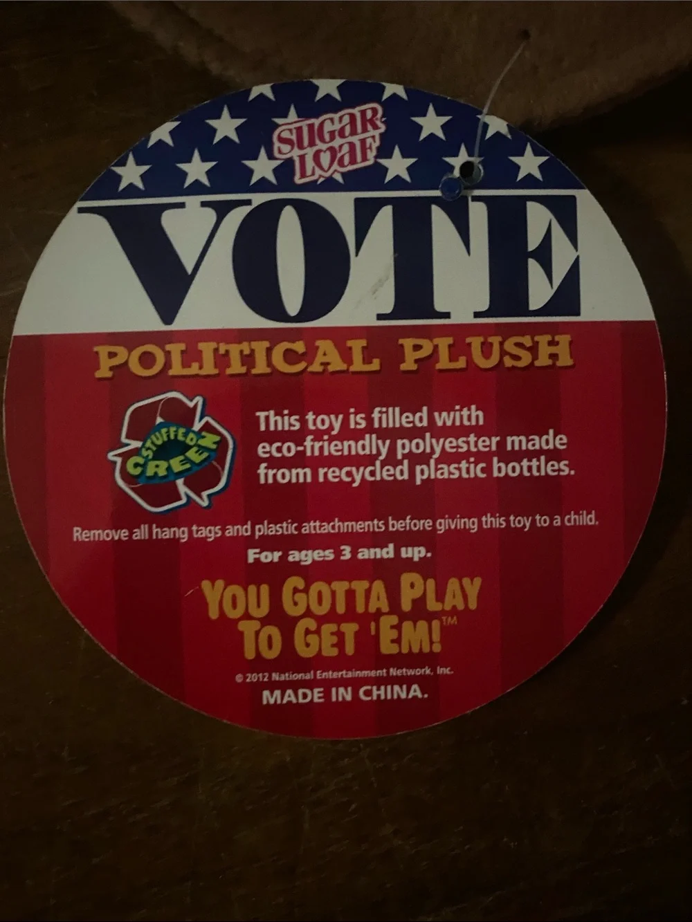 Collector’s Political plush, 4 pieces.