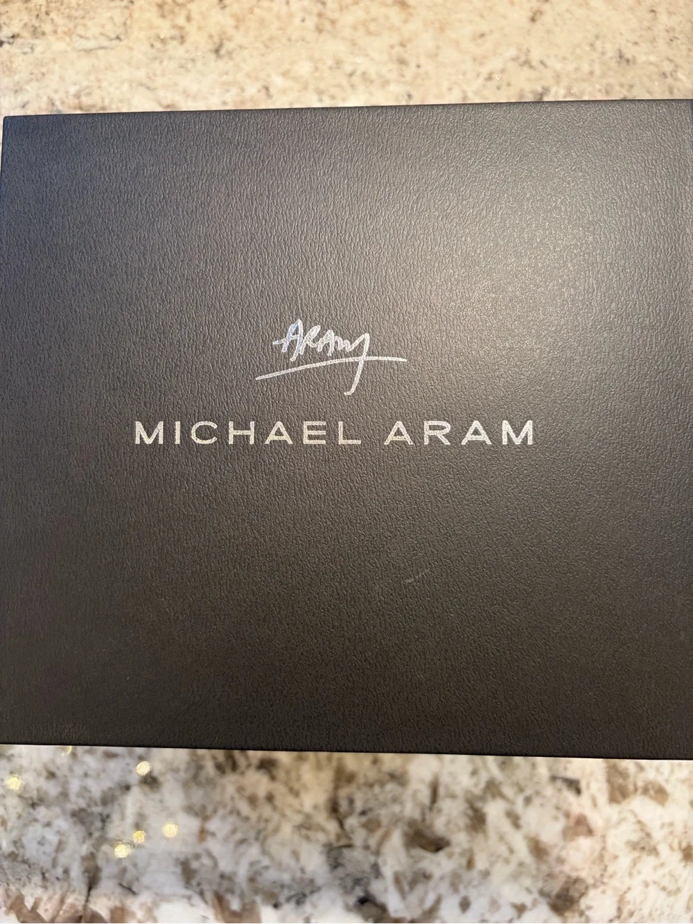 Michael Aram polished silver