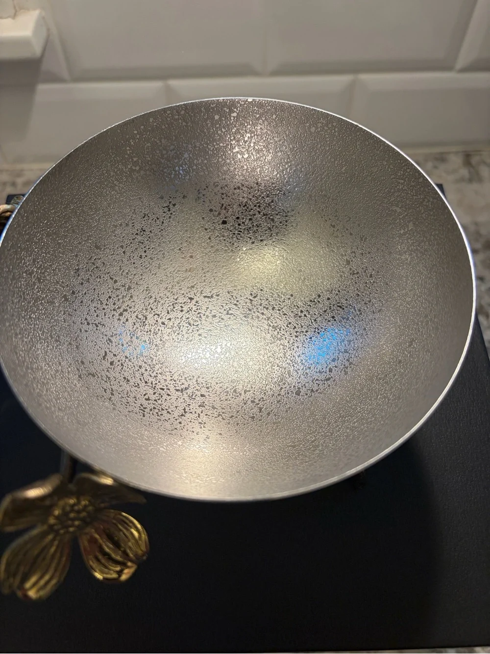 Michael Aram polished silver