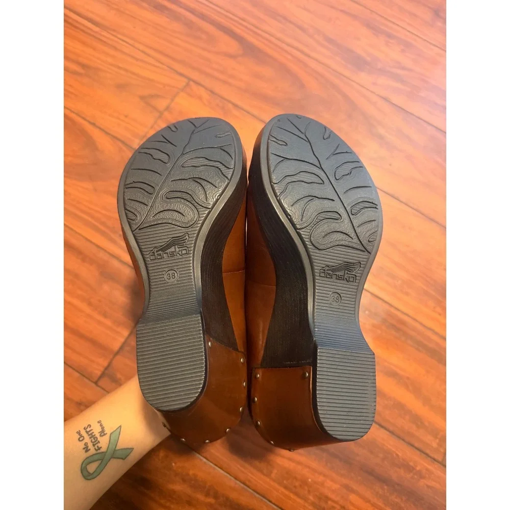 Dansko brown leather