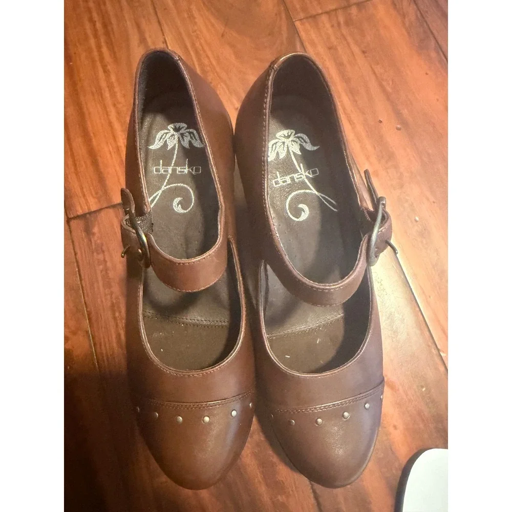 Dansko brown leather