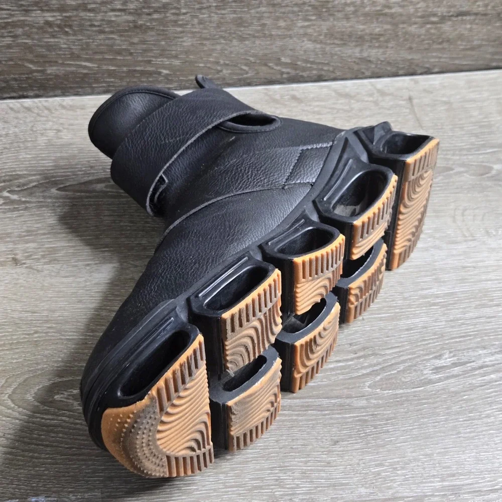 Comanier Waterproof Hiking Boots Black Size 42 Leather Sports Camping Hunting