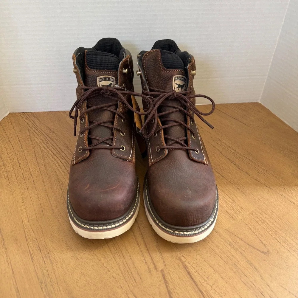 Irish Setter Kittson 83666 Work Boot Mens Size 13D Brown Steel Toe EH‎ Leather