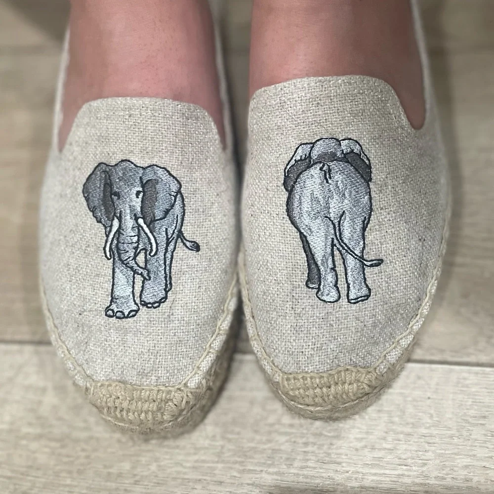 Soludos only worn