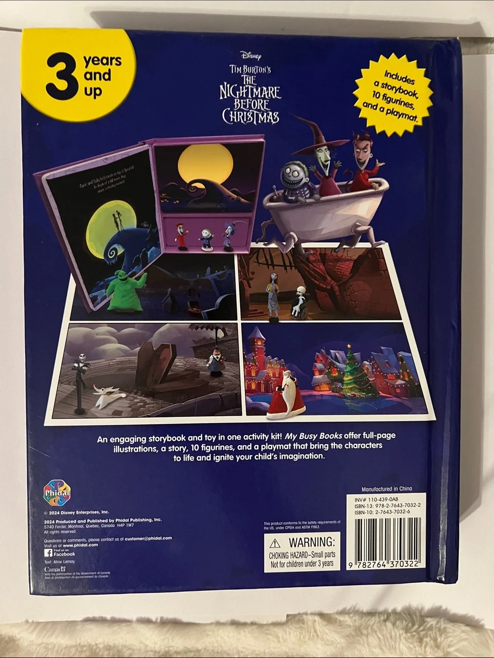 Disney Tim Burton's The Nightmare Before Christmas: My Busy Books