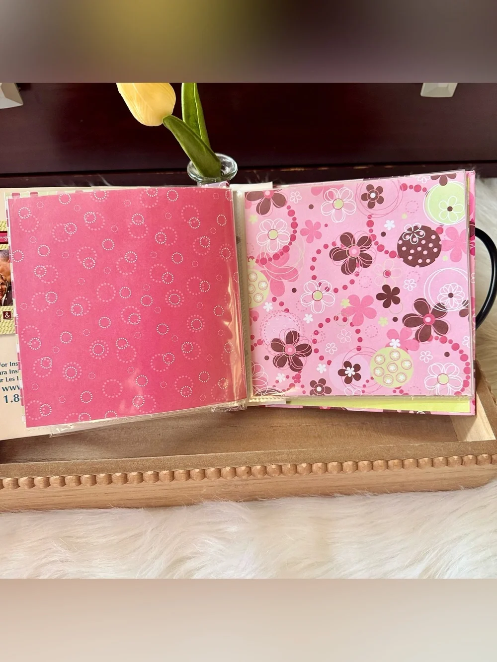 Momenta ATD 6x6 Scrapbook Album Kit Bundle Floral Butterfly Paper‎ Craft Set