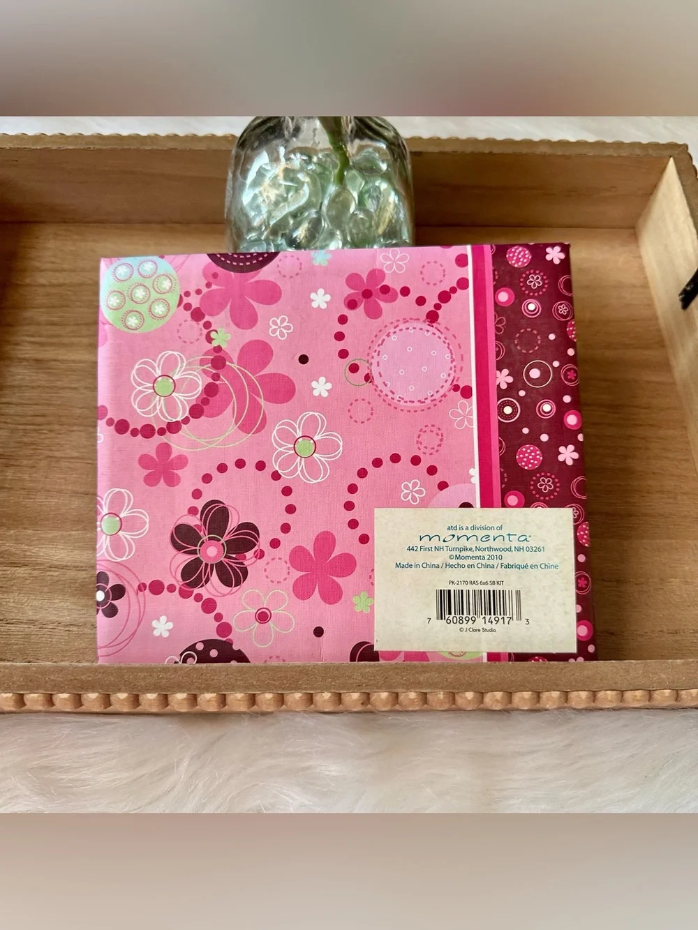 Momenta ATD 6x6 Scrapbook Album Kit Bundle Floral Butterfly Paper‎ Craft Set