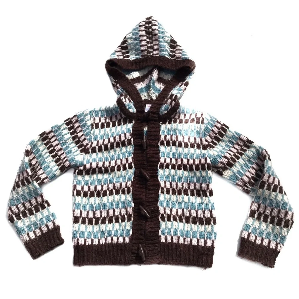 Gymboree Wool Toggle Button Front‎ Sweater Hoodie Park City Luxe Line