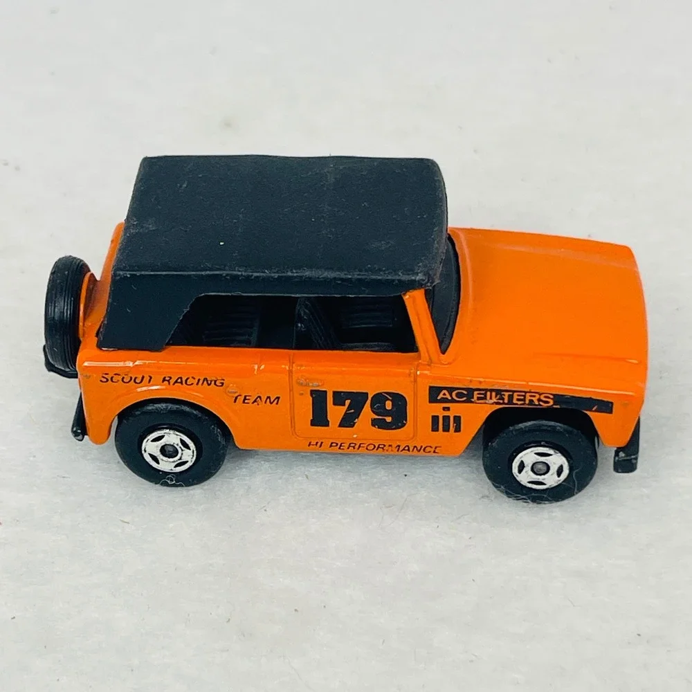 Matchbox Superfast Field Car No 18 Lesney Scout Racing Team 179 Orange England