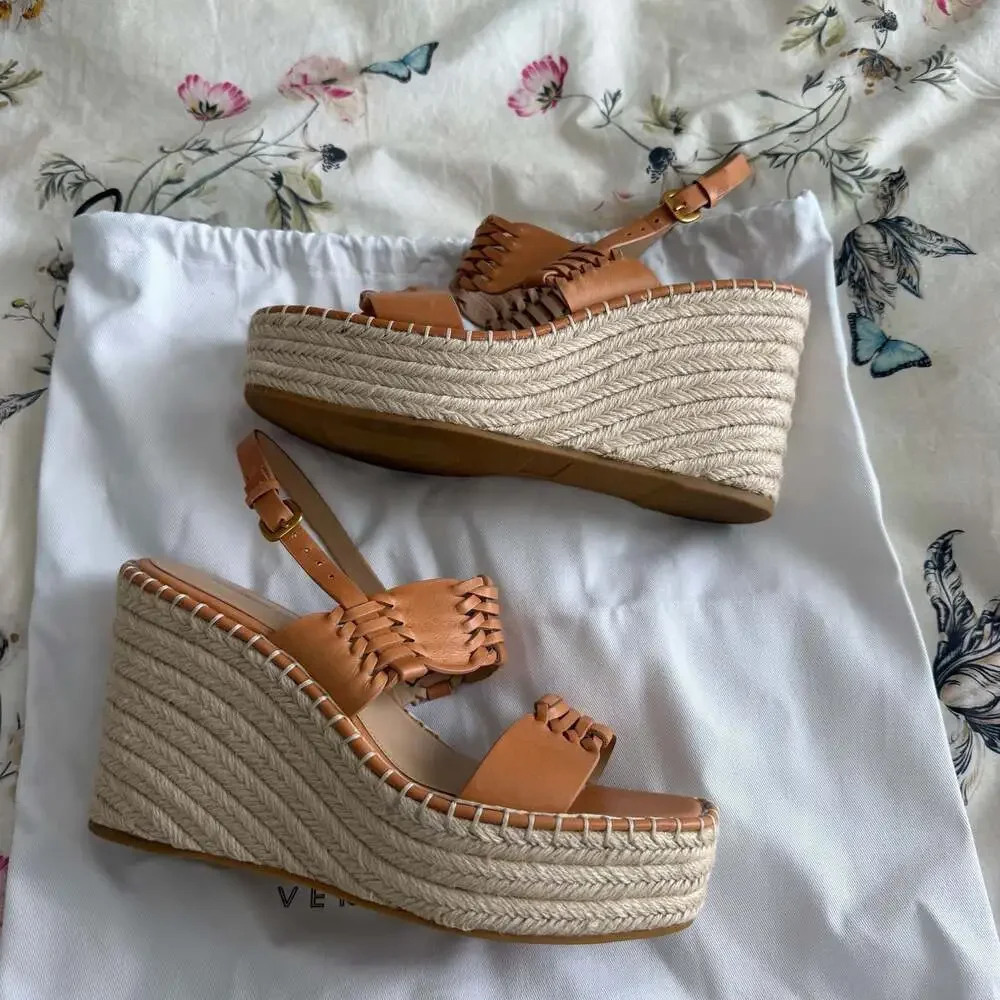 Veronica Beard woven leather
