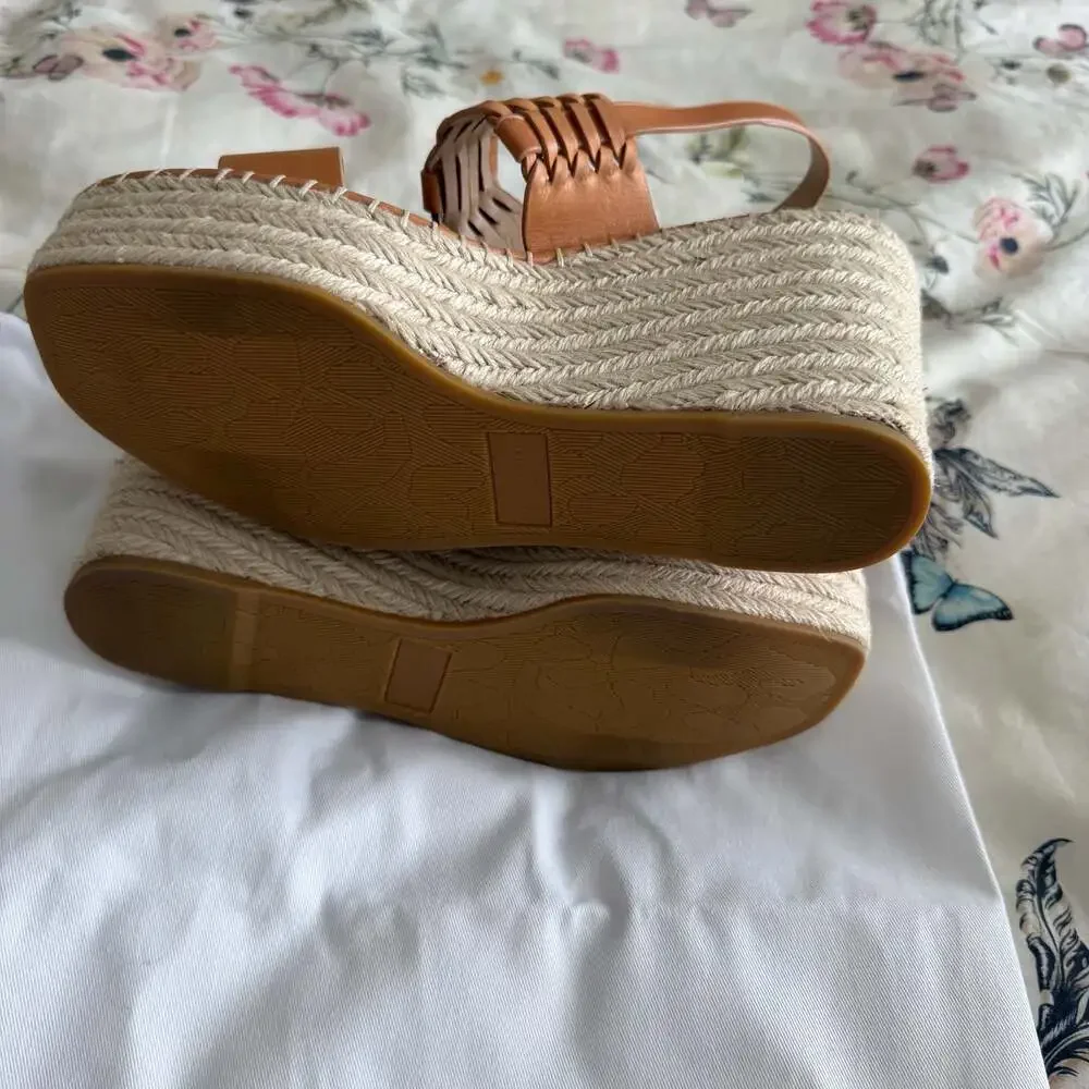 Veronica Beard woven leather