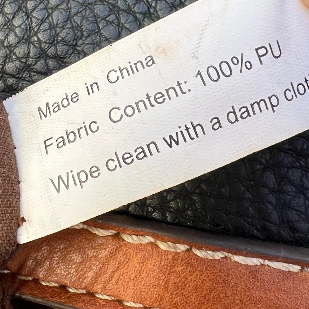 b.o.c. pebbled faux