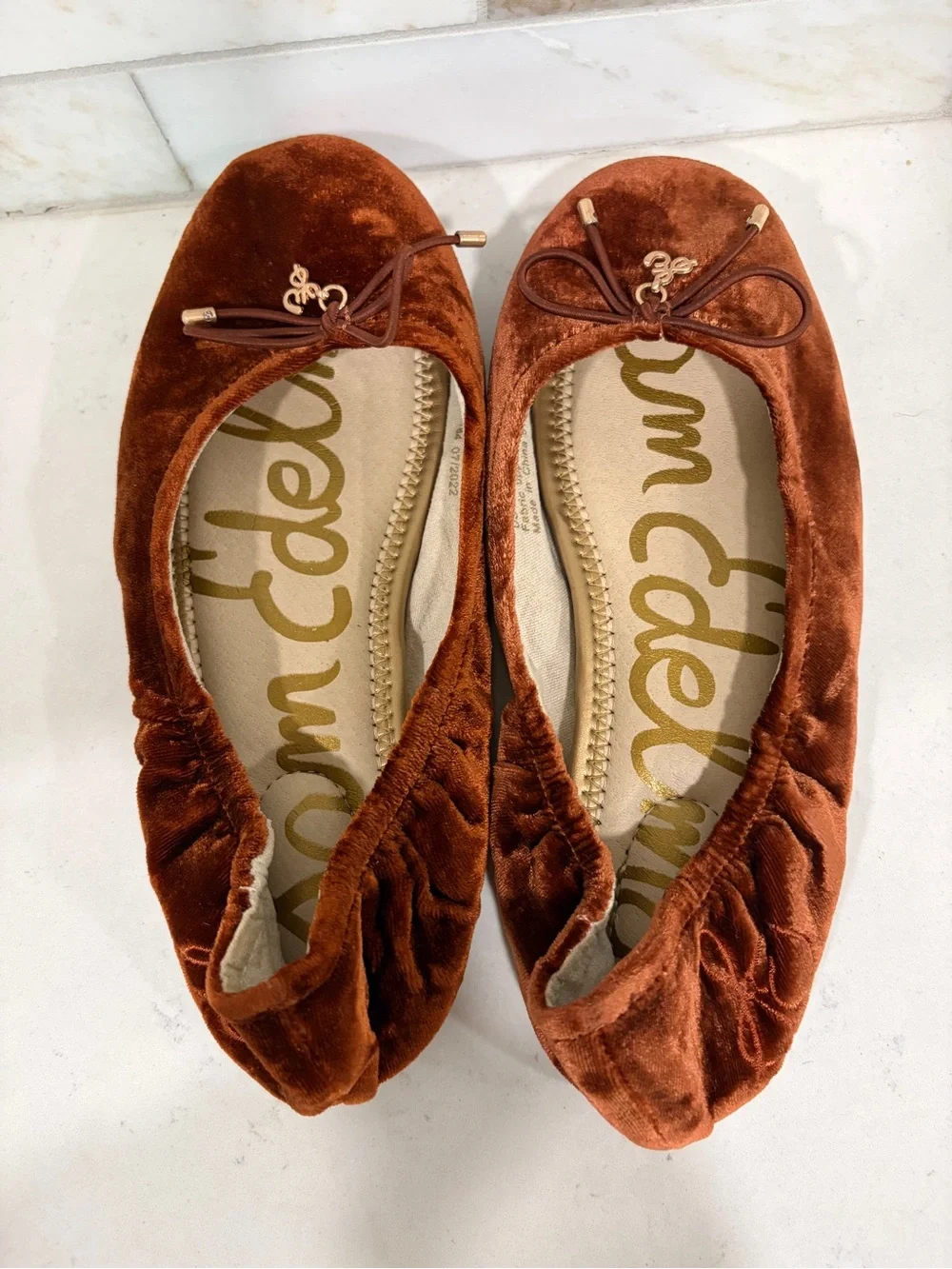 Sam Edelman velvet ballet