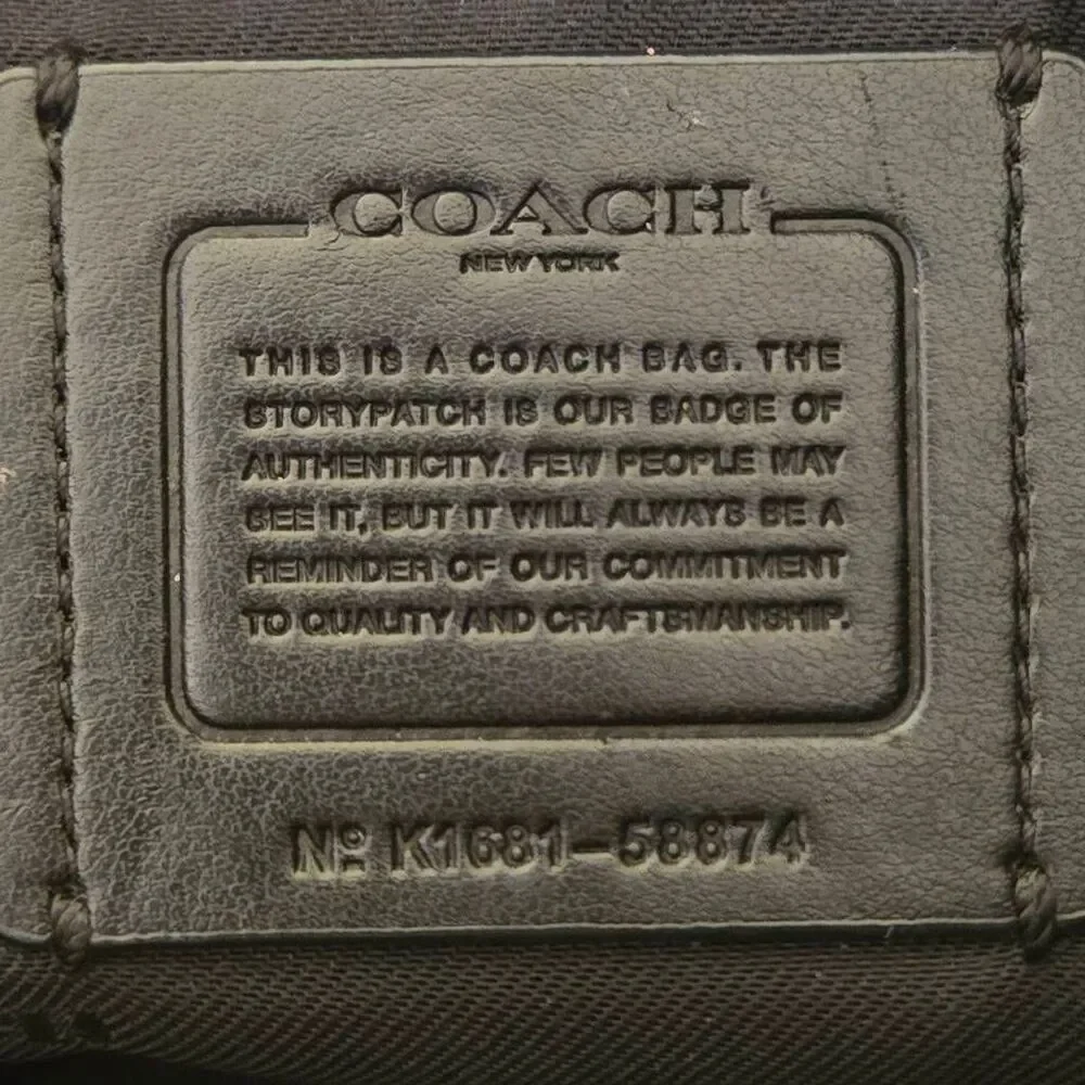 Coach black gold 12