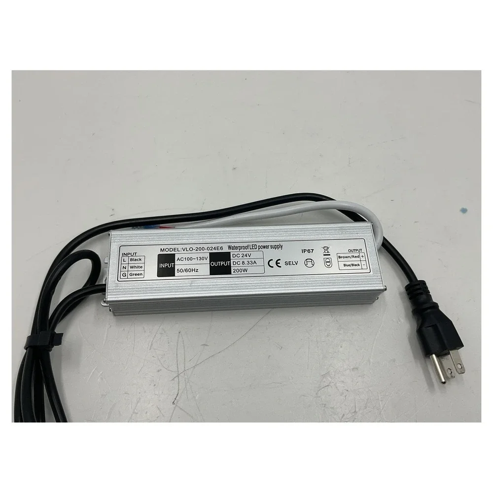 200W LED Power Supply 24V 8.33A IP67 Waterproof Driver VLO-200-024E6 Transformer