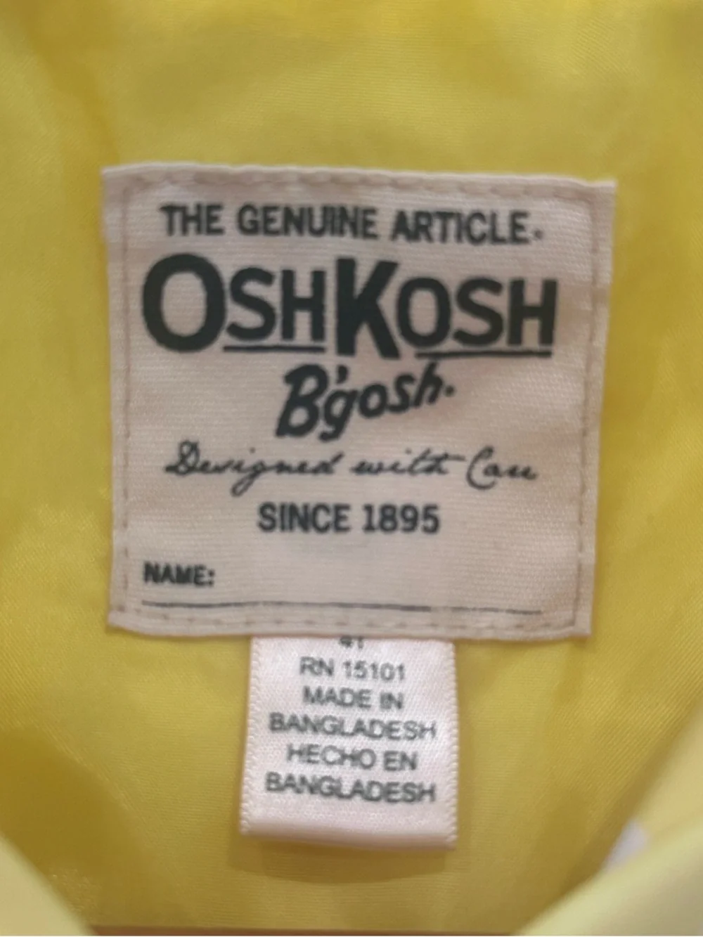 OshKosh Bgosh bright adorable