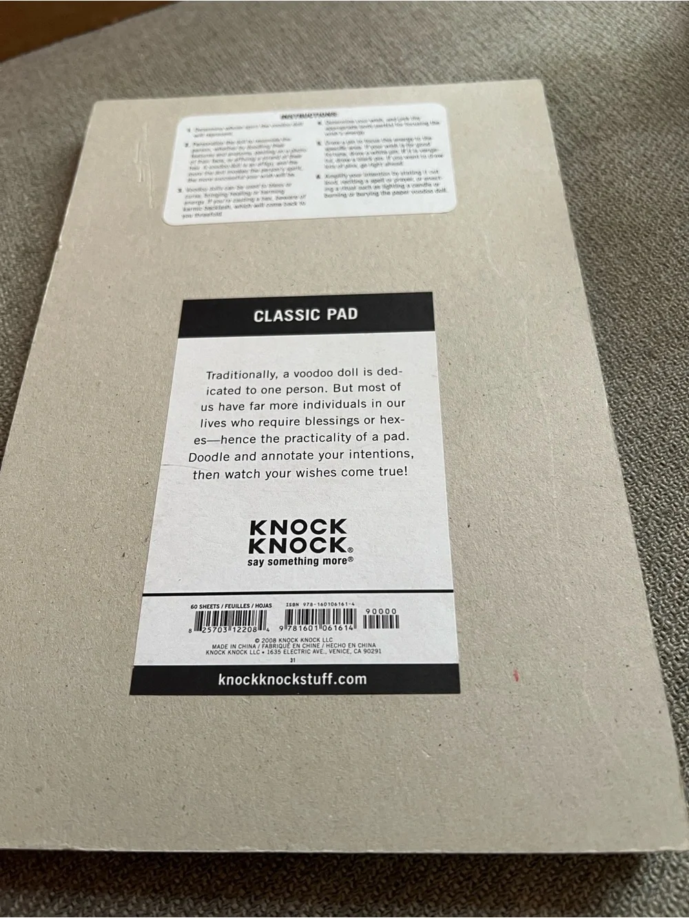 Knock Knock knock paper