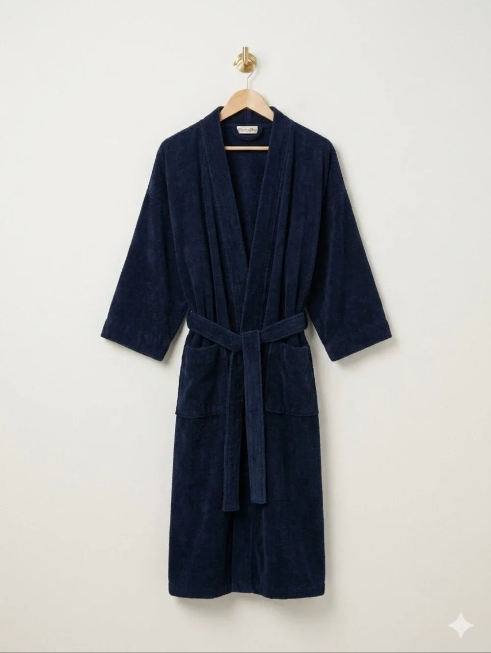 Christian Dior Vintage 90's Terry Cloth Bathrobe