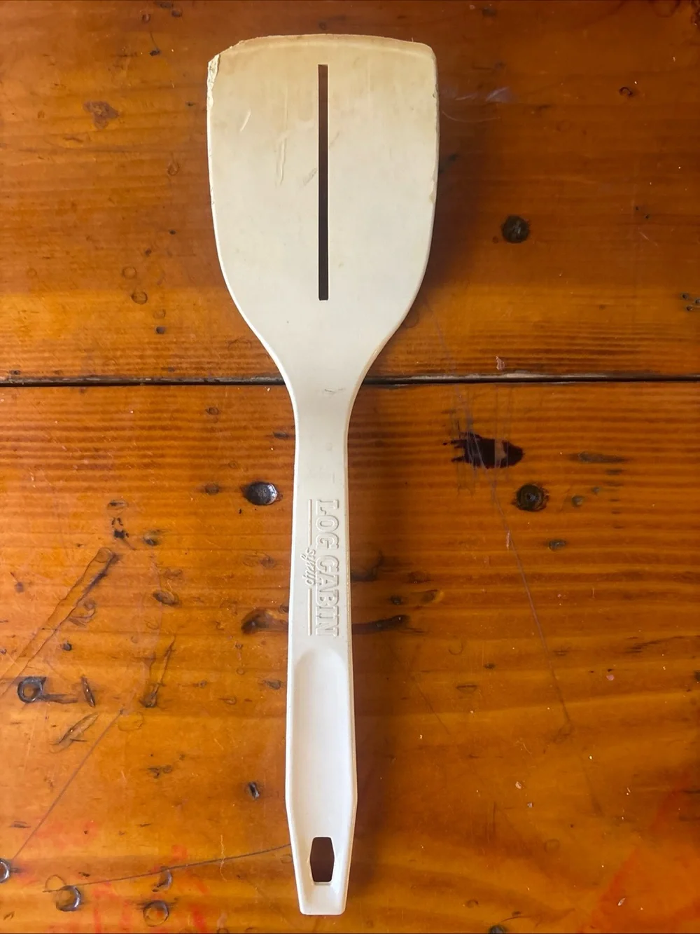 White Slotted Kitchen Spatula - Durable Home Dining Turner