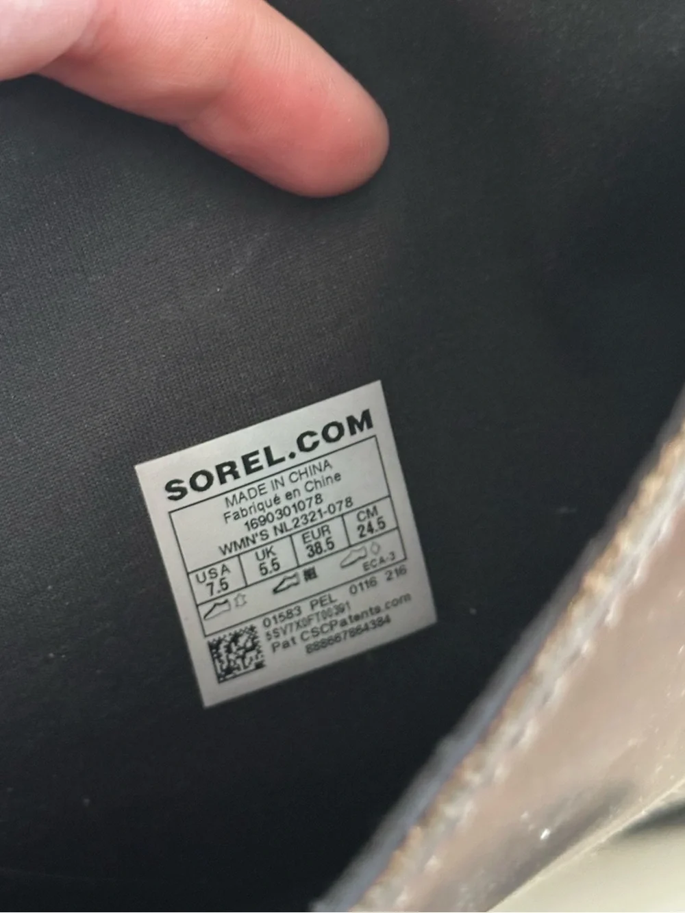 Sorel slimpack leather riding tall boot