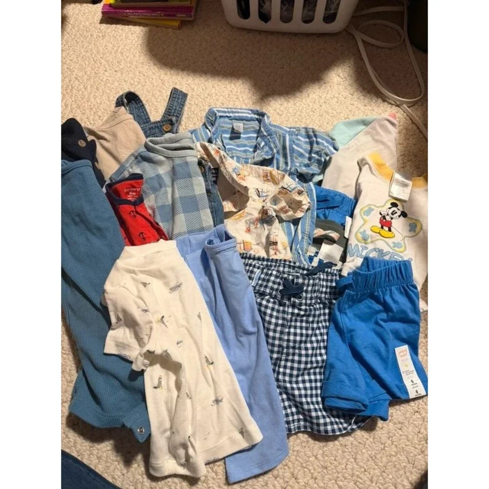 17 pc 3/6m boy summer spring lot