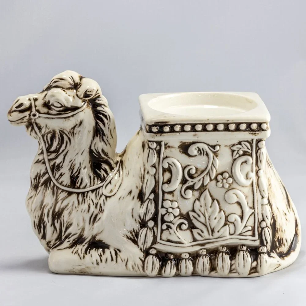 Vintage Inarco Japan Camel Candle Holder Planter Figurine MCM Boho Decor E4807