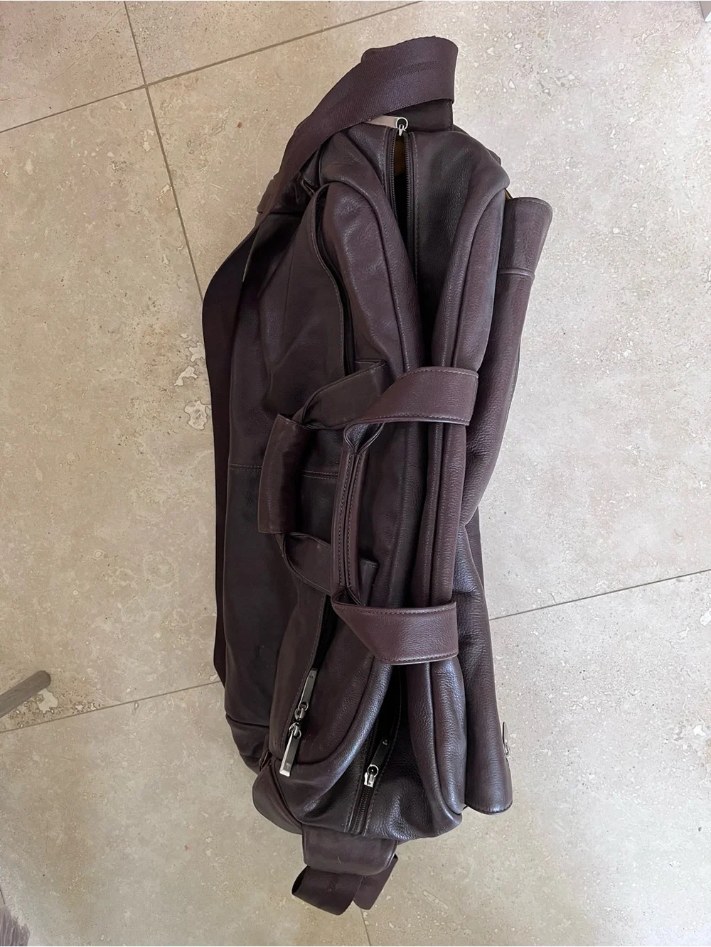 Tumi premium leather