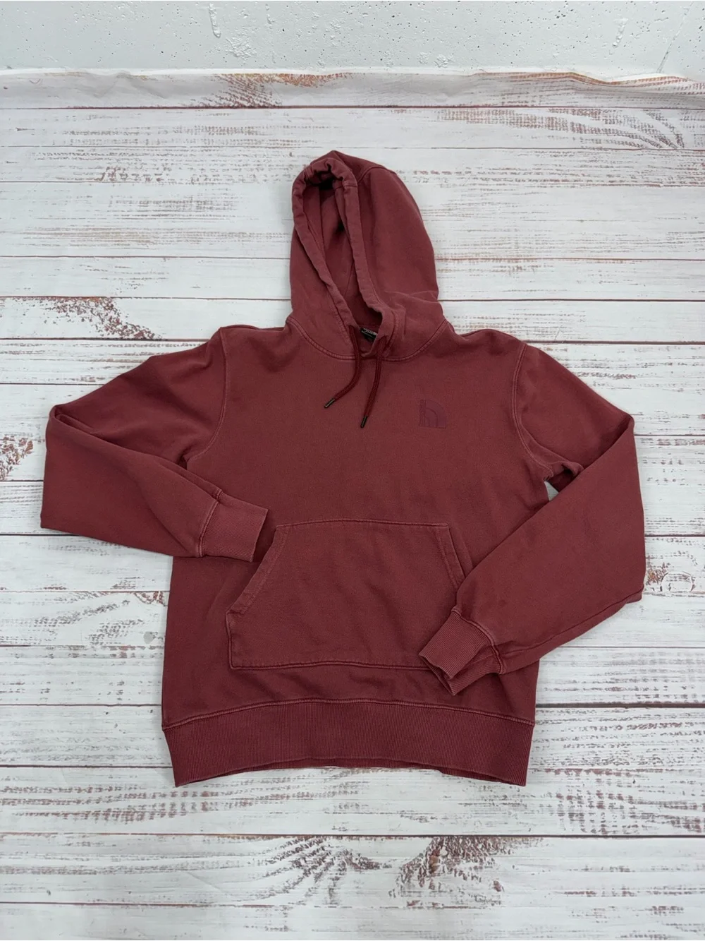 The North Face Men’s Small Burgundy Hoodie Sweatshirt
