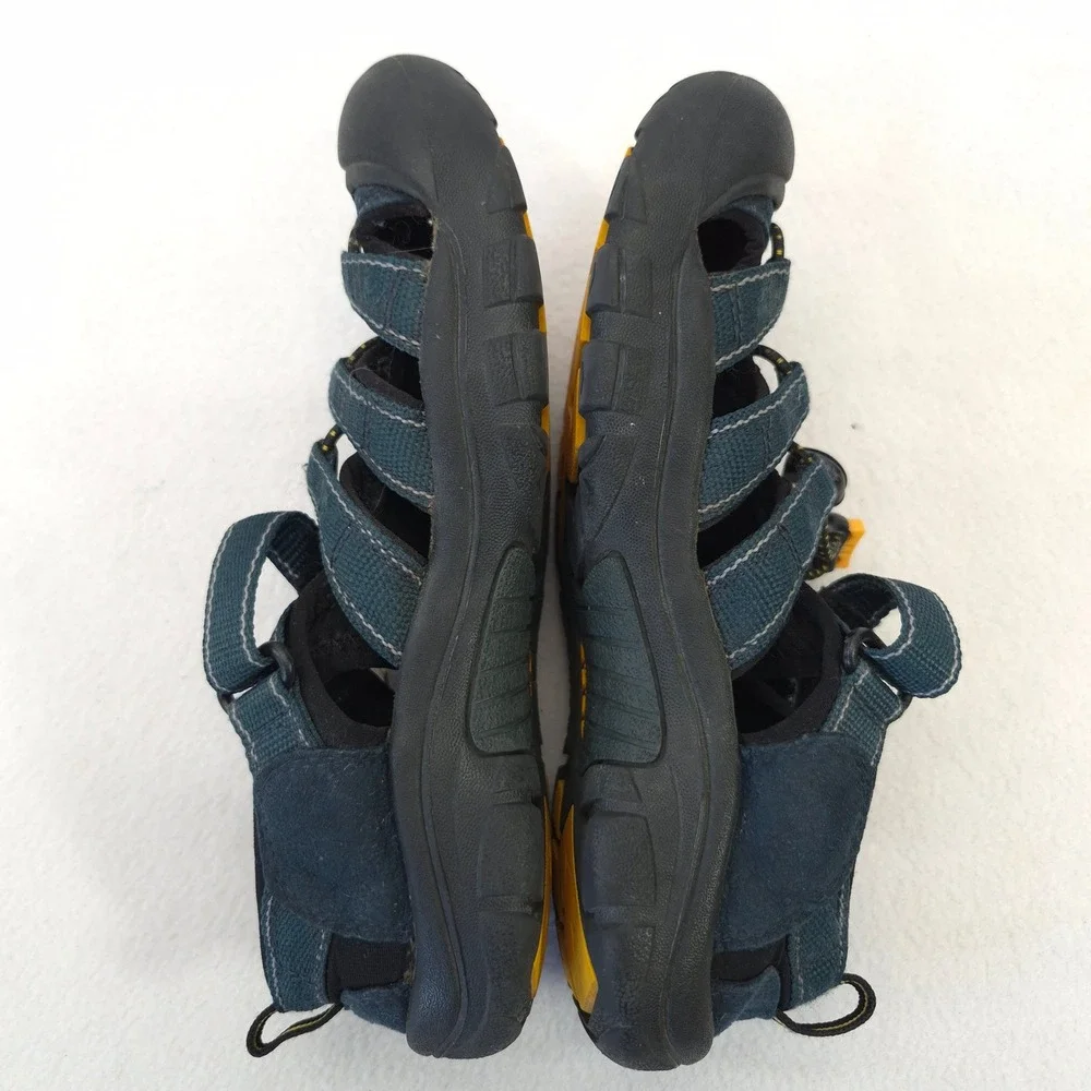 Keen blue leather