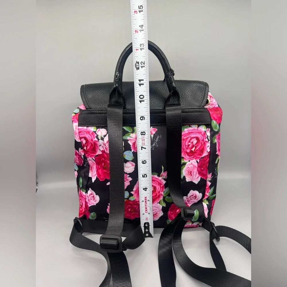 Juicy couture love club floral backpack purse