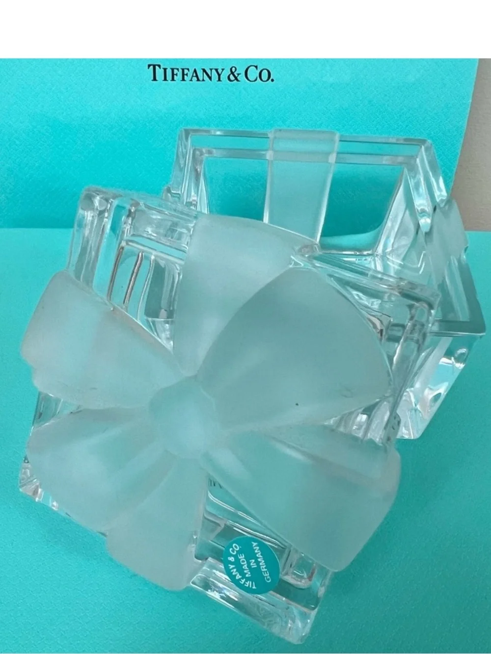 Tiffany & Co. elegant frosted