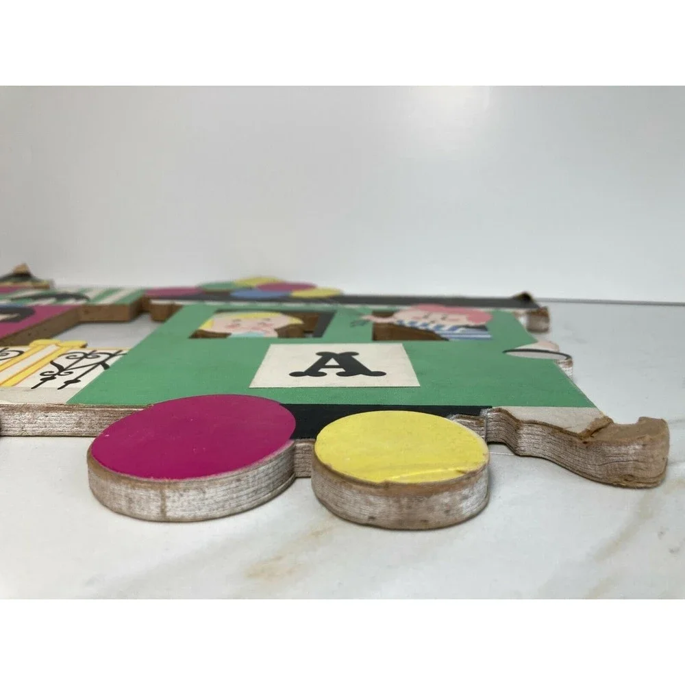 Dolly Toy Co. Nursery Train Wall Hanging Cardboard Heavy Thick set of 4