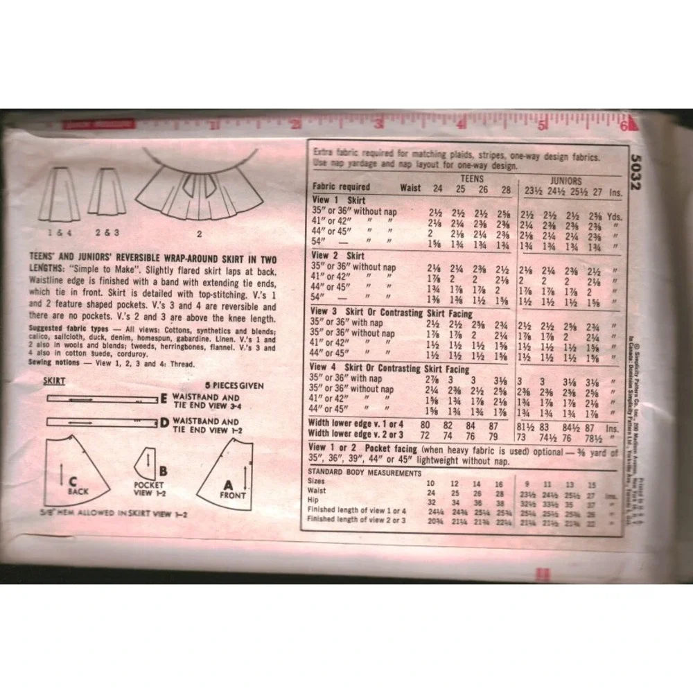 Simplicity vintage 5032