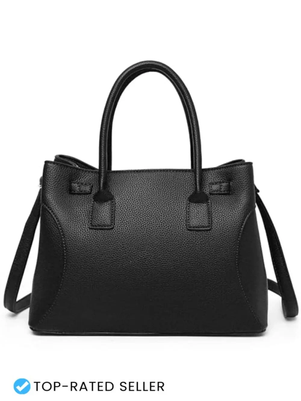 Women's PU Leather Satchel Tote Handbag Top Handle Shoulder Crossbody Work Bag