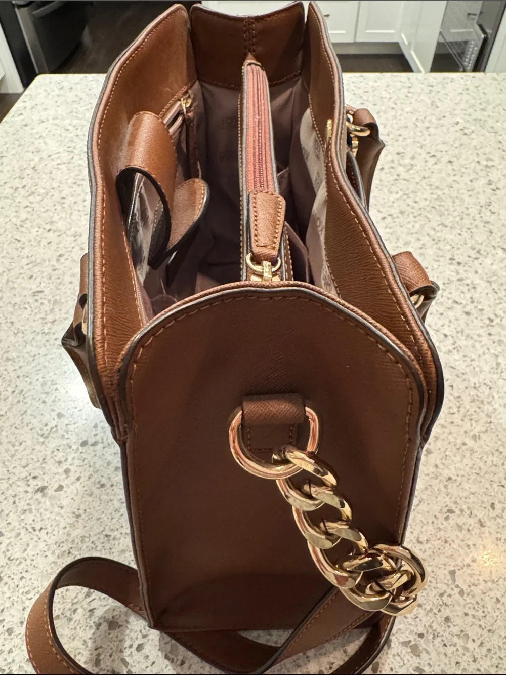 Michael Kors structured saffiano