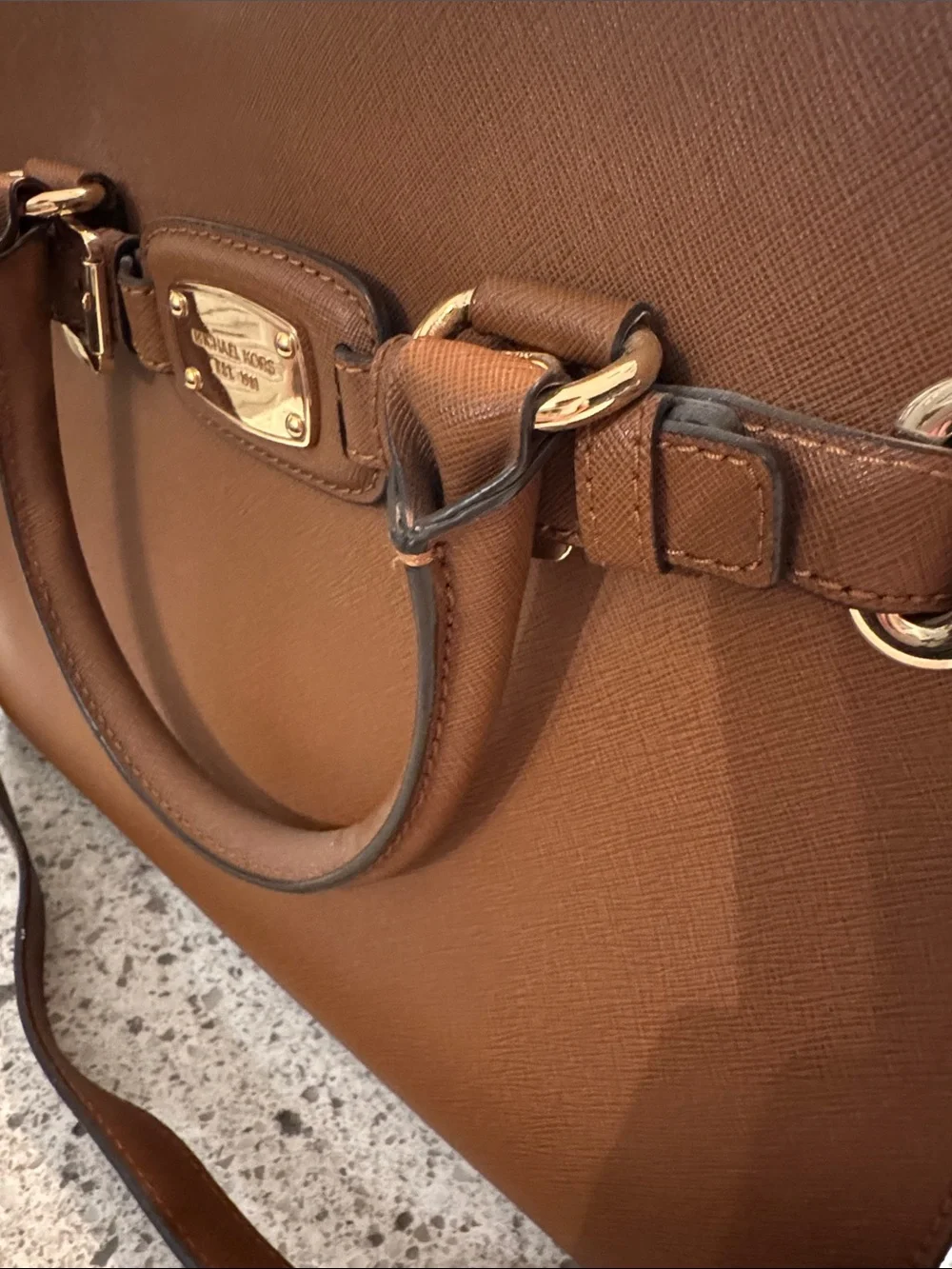 Michael Kors structured saffiano