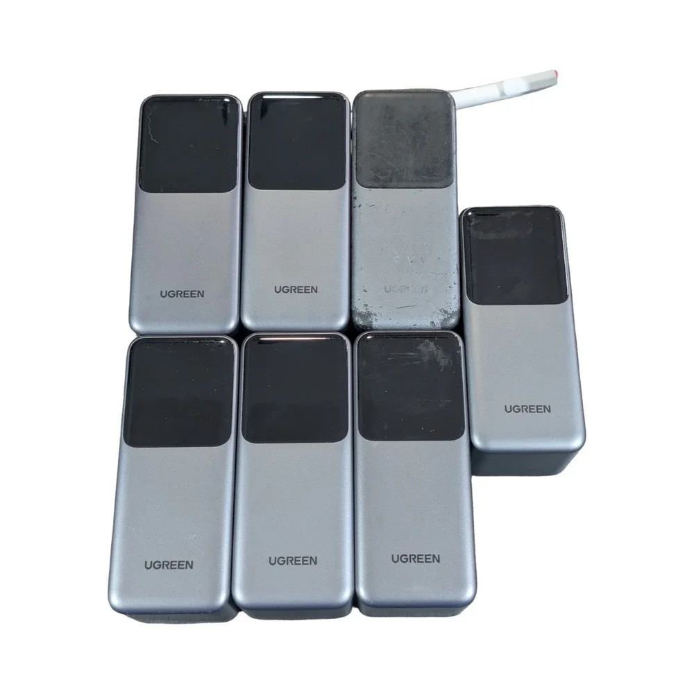 BbuP Lot of 7 UGREEN 20000mAh 130W Power Bank PB721 BROKEN Parts Repair AS-IS