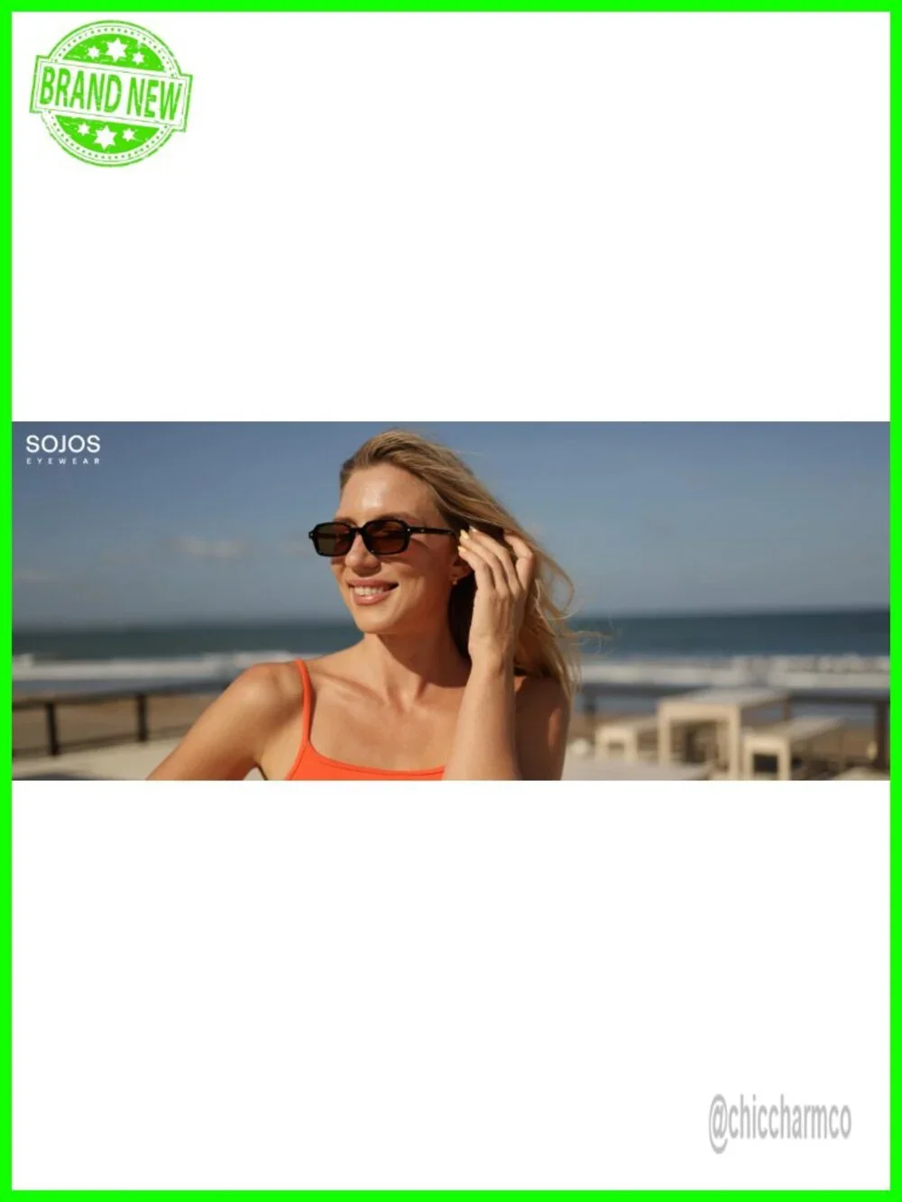 Trendy Rectangle Polarized Sunglasses UV400 TAC Lenses Narrow Square Frame