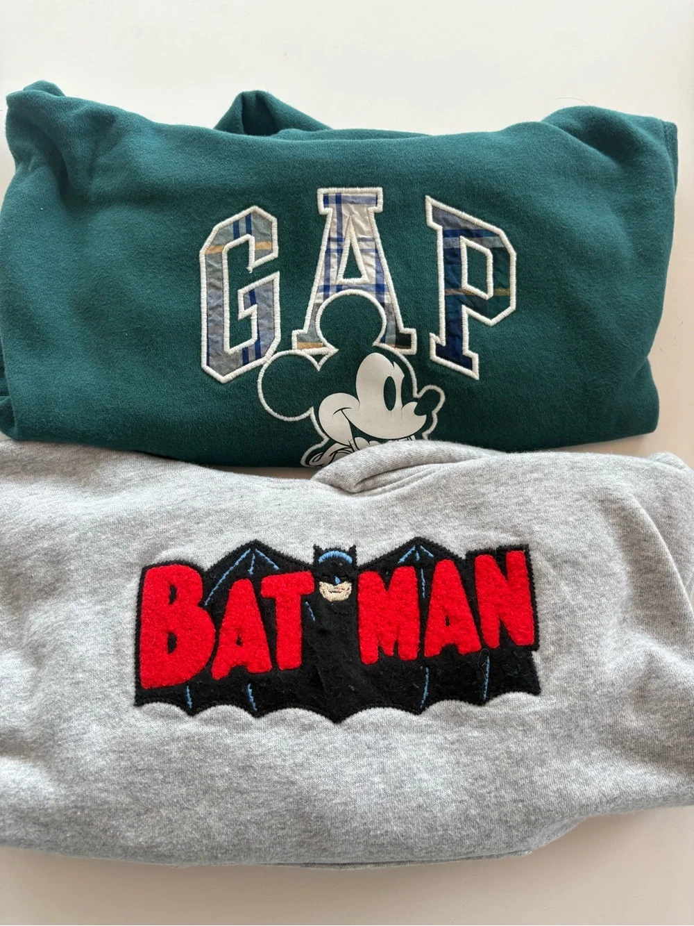 Bundle of Two Gap Hoodies-Batman & Mickey Size 2