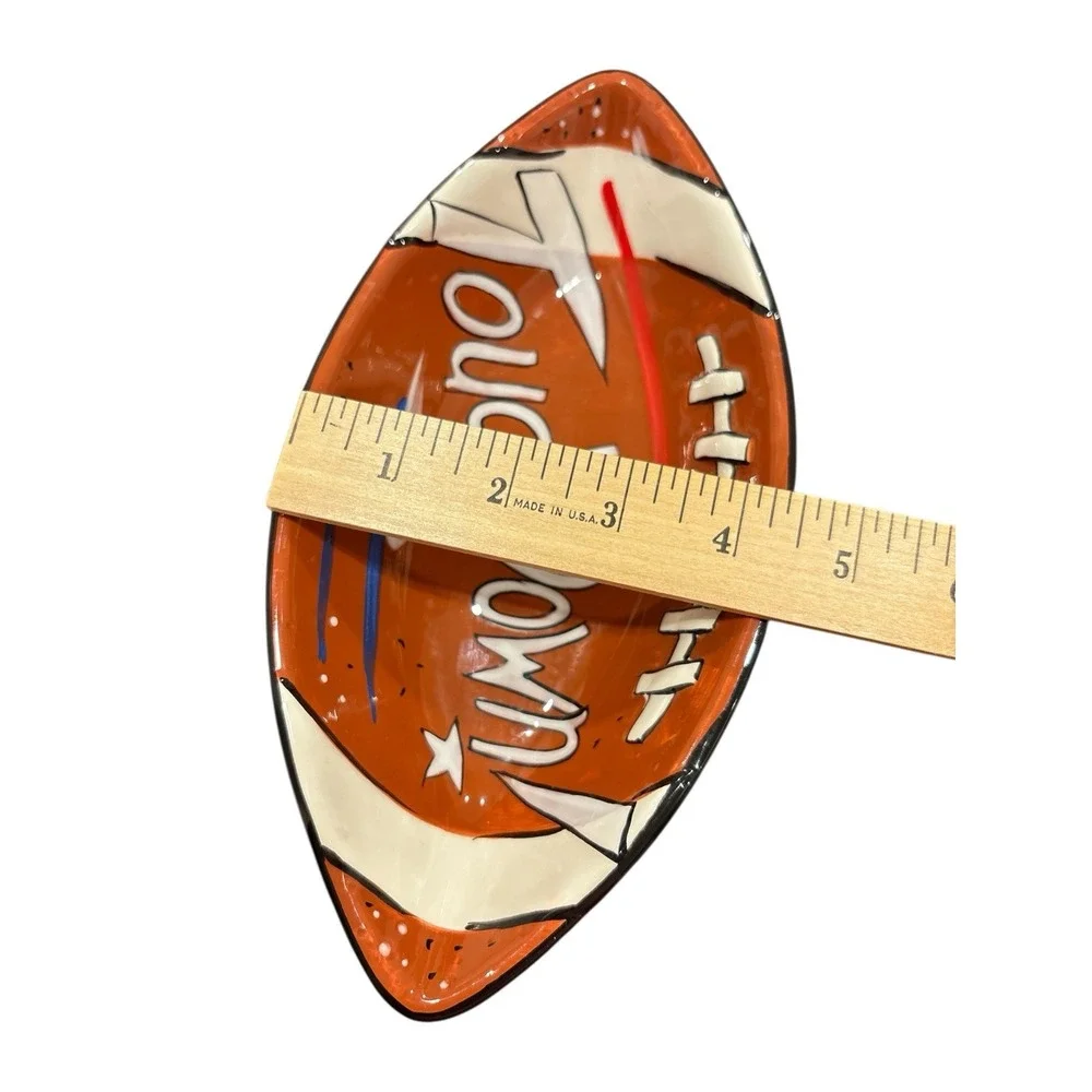 Clay Art football shaped