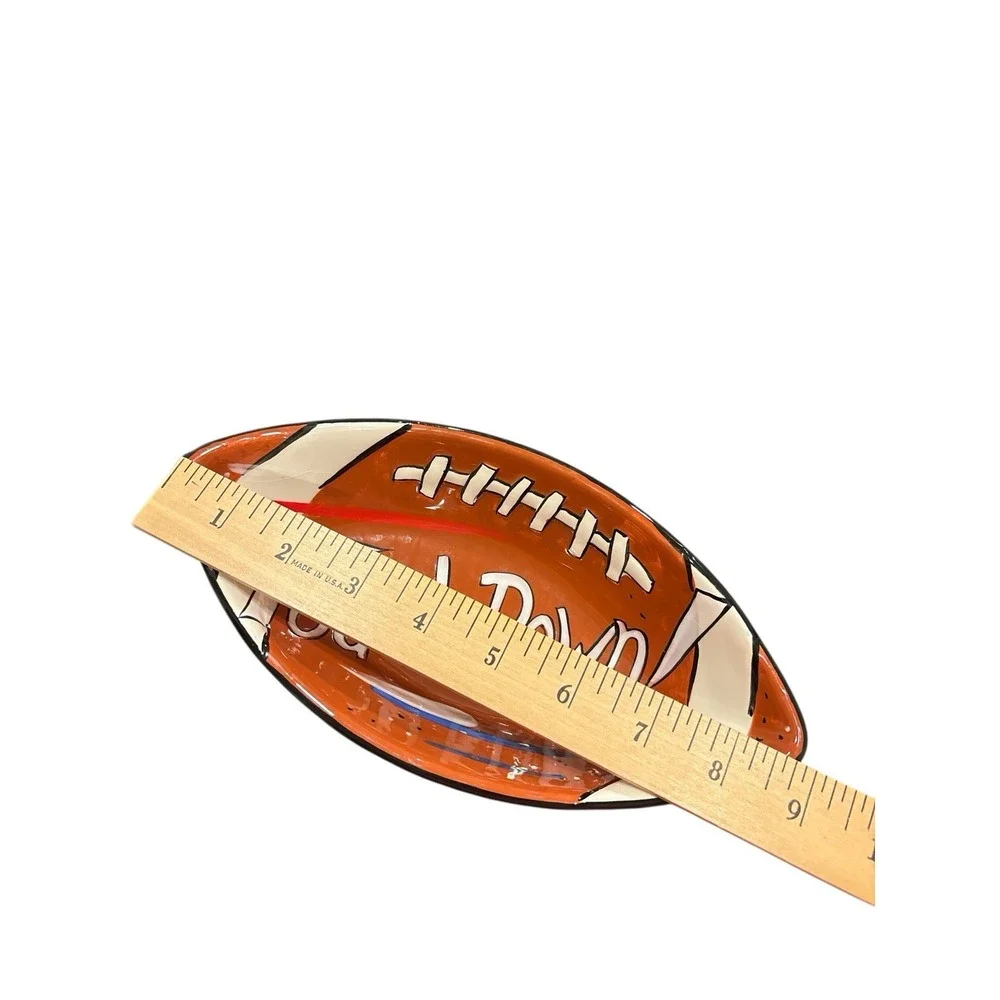 Clay Art football shaped