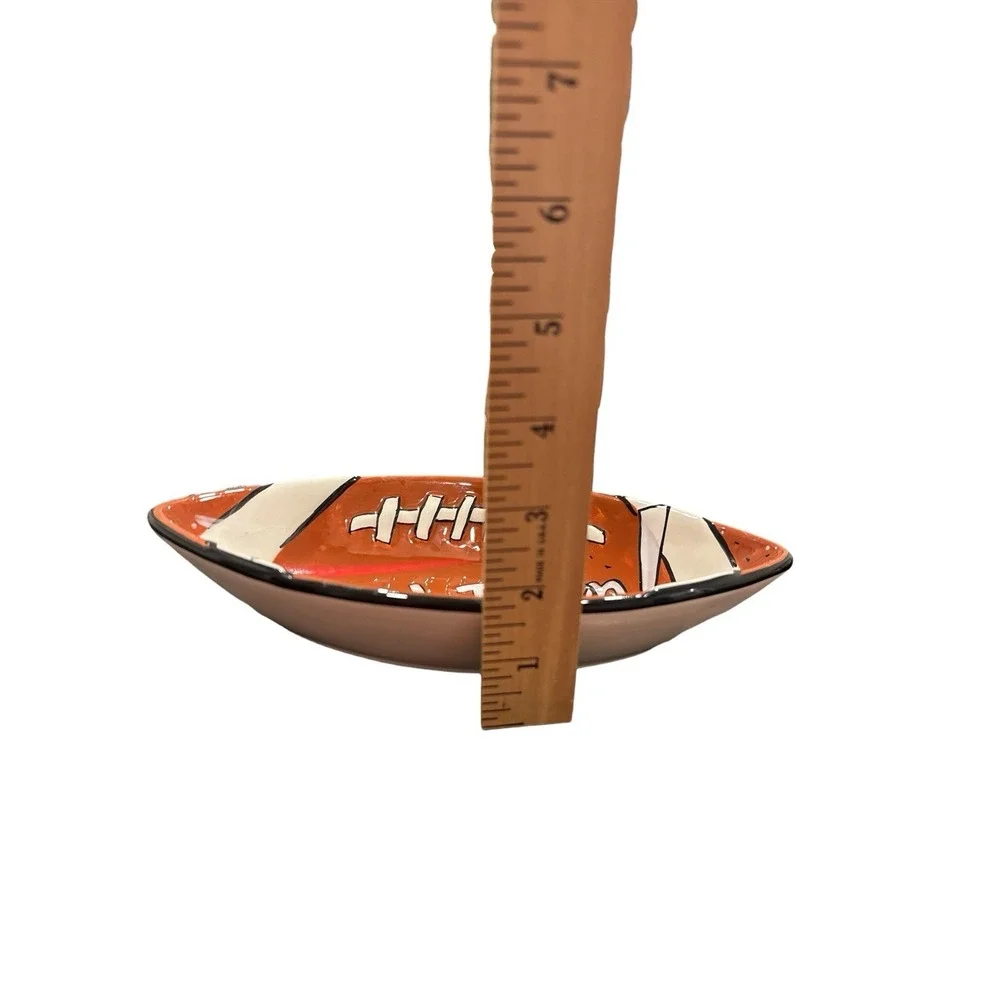 Clay Art football shaped