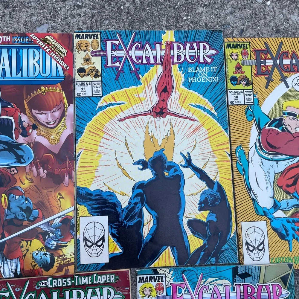 Marvel excalibur comics