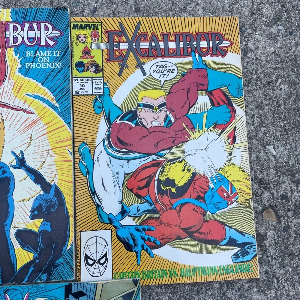 Marvel excalibur comics