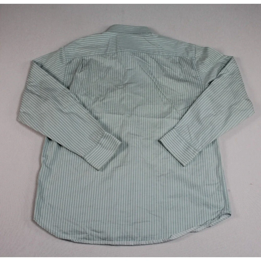 Banana Republic Men White Casual Button Down Shirt Long Sleeve Collared Large